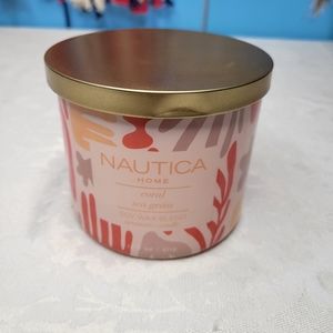 NAUTICA Candle Coral and grass